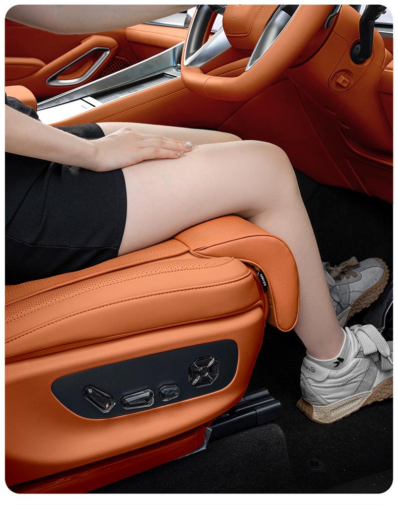 Jetta Car Seat Cushion with Leg Rest & Lumbar Support for VA3/VA7/VS5/VS7 - Four Seasons Universal
