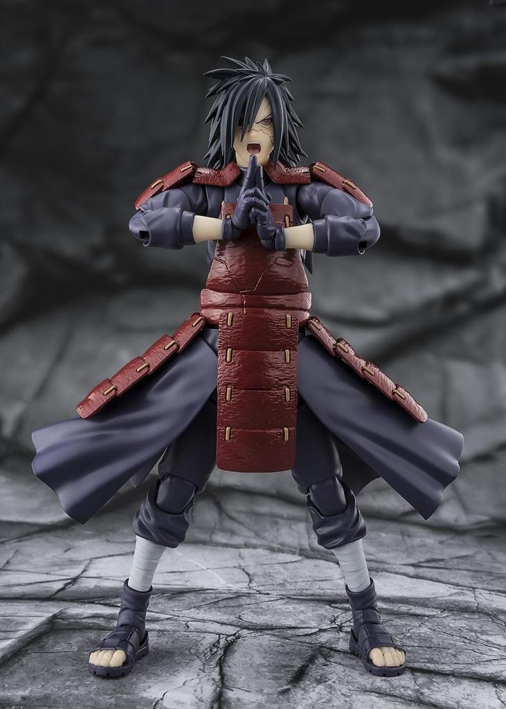 TAMASHII NATIONS NARUTO Shippuden Uchiha Madara Legend of the Solitary One Who Dwells In Deep 170mm PVC ABS Painted Action Figure S.H.Figuarts -The