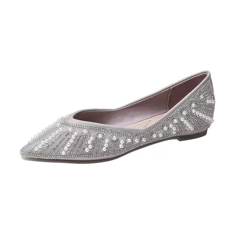 Luxury Wedding Shoes for Bridal Crystal Elegant Pointed Toe Thin High Heel Sexy Women's Party Shoe Designer Shoes for Women Pump