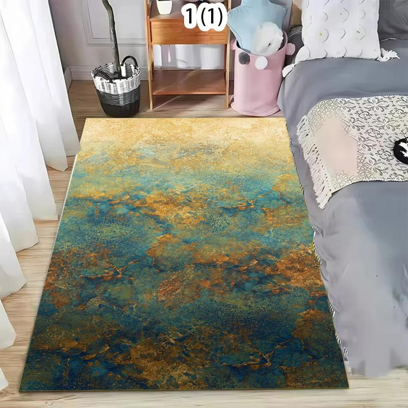 

Rug Carpet Mat Non-Slip Abstract Rainbow Pointillism Art Area Rug for Living Room Bathroom Nursery Playroom Modern Home Decor 40X60cm