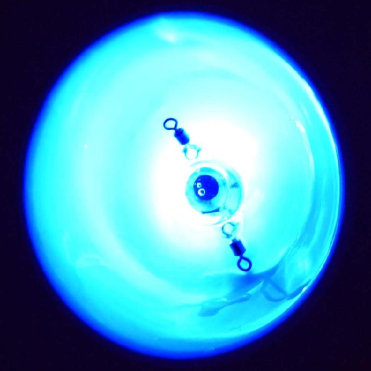 Underwater Flasher Light Fish Eye Baits Lure Lamp Attractant Lamp Portable Fishing Gear Accessory LED Fishing Lure Light