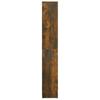 Vidaxl Bathroom Cabinet, Smoked Oak, 30X30X183.5 Cm