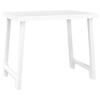 Camping Table White 79 X 56 X 64 Cm PP Wood Grain Finish