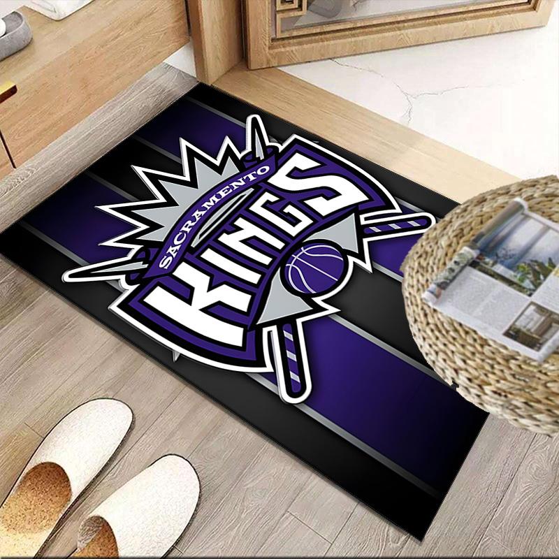Sacramento Basketball Logo Carpet, Kitchen Rugs, Yoga Mat, Non-Slip Mats, Rug for Bathroom, Living Room bedroom, Camping Rugs Christmas Gift