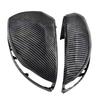 2PCS Car Side Rearview Mirror Cover ABS Carbon Fiber/ Glossy Black for Mercedes-Benz C Class W205 A205 C205 V205 S205 2014-