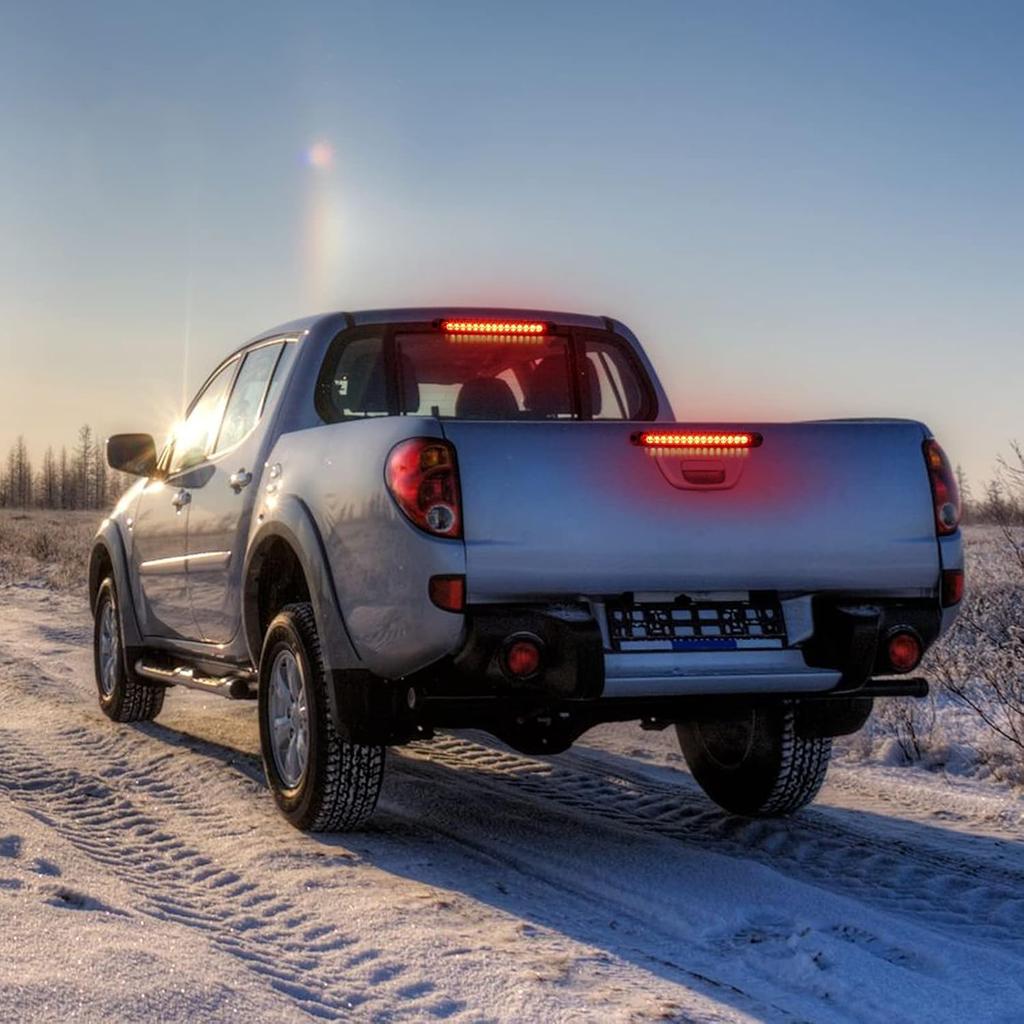 Frienda 2 Pieces 10 Inch 15 LED Trailer Tail Light Bar Stop Turn Tail Lights Assembly Third Brake Strip 9 To 30-Volt Trailer Identification For