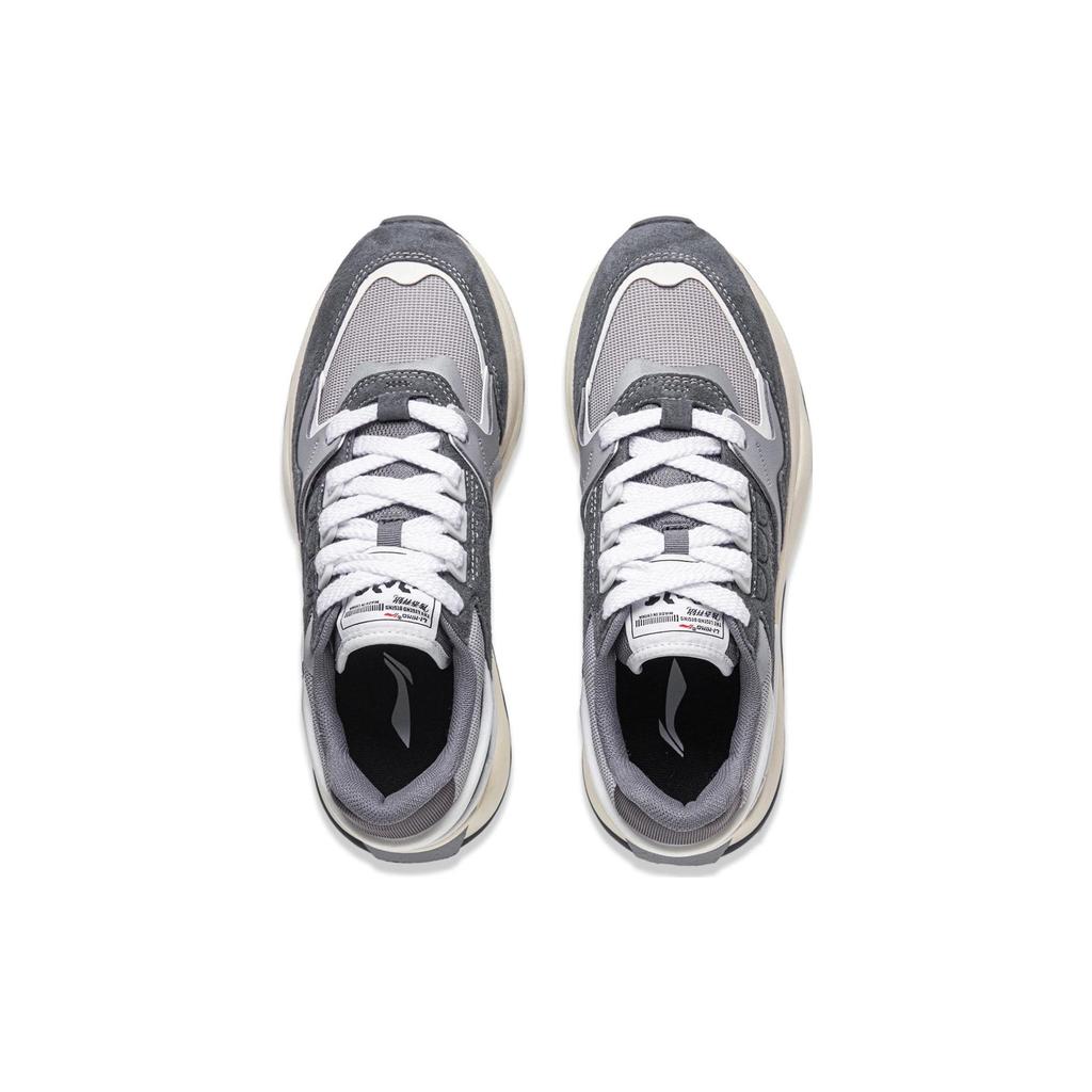 Li Ning 001 Chuxin V2 Casual Versatile Non-Slip Wear-Resistant Low-Top Sneakers Men sneakers Iron-Grey AGCT501-4
