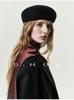 Autumn Winter 100% Wool Felt Blocked Beret Women Elegant Bread Pumpkin Berets Men Ladies Wedding Painter Pillbox Fascinator Hat