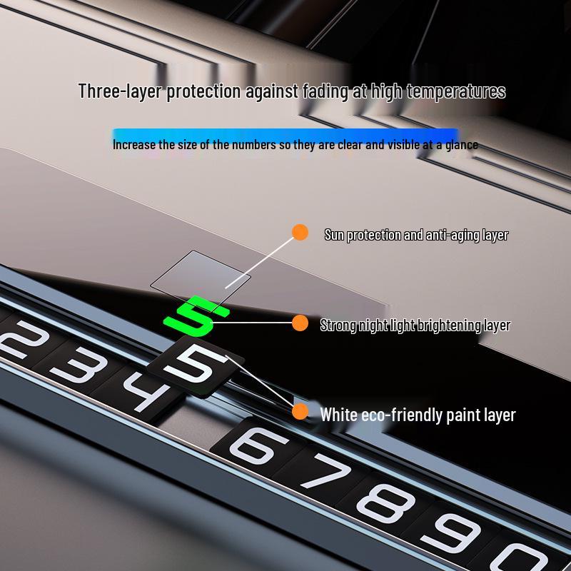 Applicable Tank 300 Temporary Car Parking Number Plate for TANK500/400/700 - Mobile Vehicle Phone Display.
