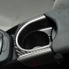 Carbon Fiber Interior Armrest Cup Holder Cover Trim For Toyota Prius 2012-2015