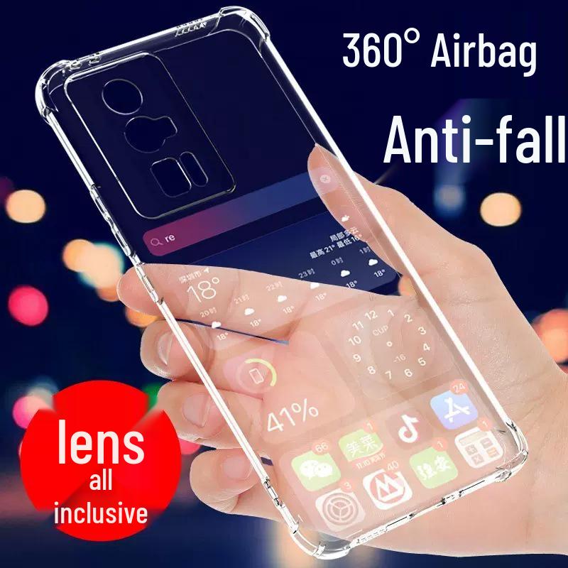 Průhledný kryt s airbagem pro Redmi K80 Pro/Note 12 Pro