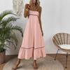 Women's Casual Sleeveless Sundress Plain Long Summer Beach Maxi Dress
