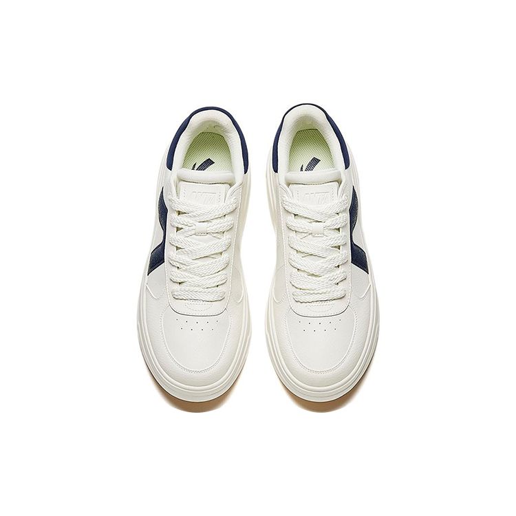 Anta A Thick Sole Low-Top Sneakers Men Sneakers White Blue 112348071-1