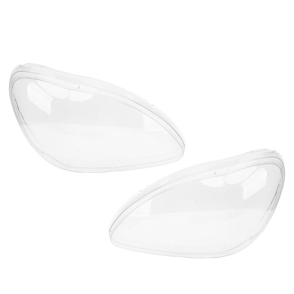 1Pair Headlamp Lens Cover Transparent Left Right Front Headlight Lens Cover Replacement for Benz W220 S600 S500 S350