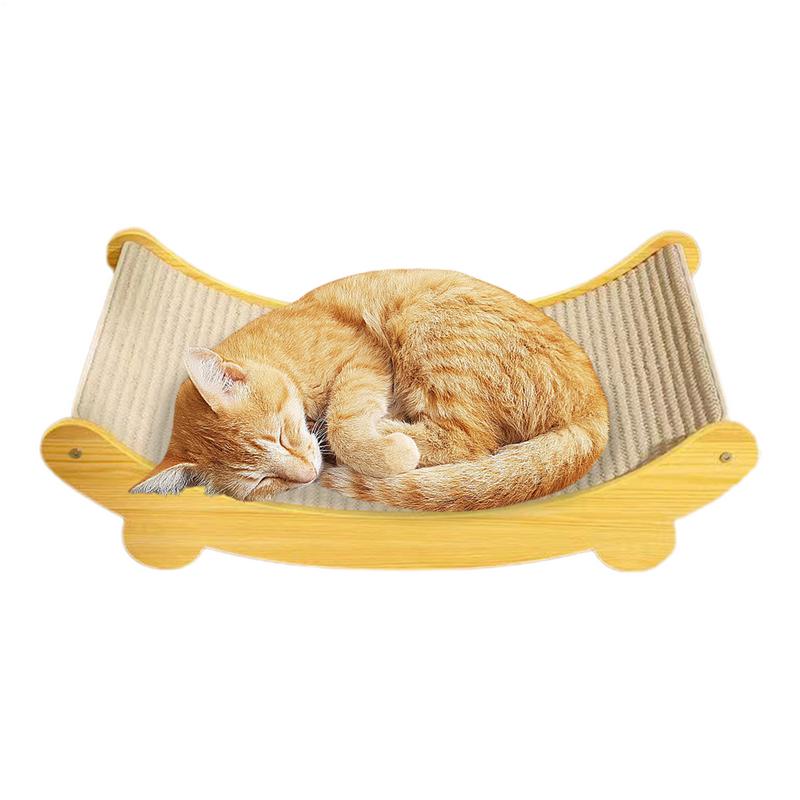 Cat Lounge Chair Wooden Cat Scratching Pads Pet Cat Nest Sisal Bed That Does Crumbs Cat Scratching Board Cat Nest Pet Sofa