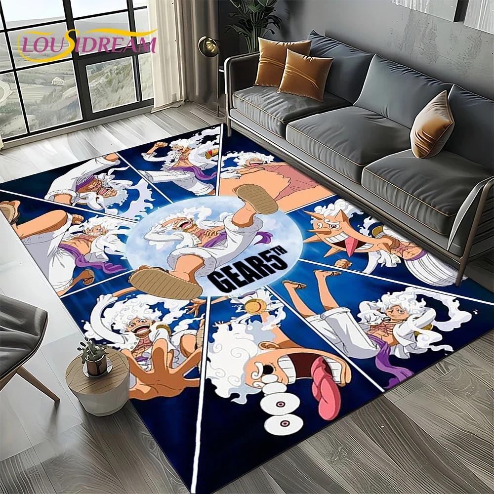 3D One PIECE-E Japan Anime Cartoon Carpet Rug for Living Room Bedroom Home Sofa Decoration,Kids Play Area Rug Non-slip Floor Mat