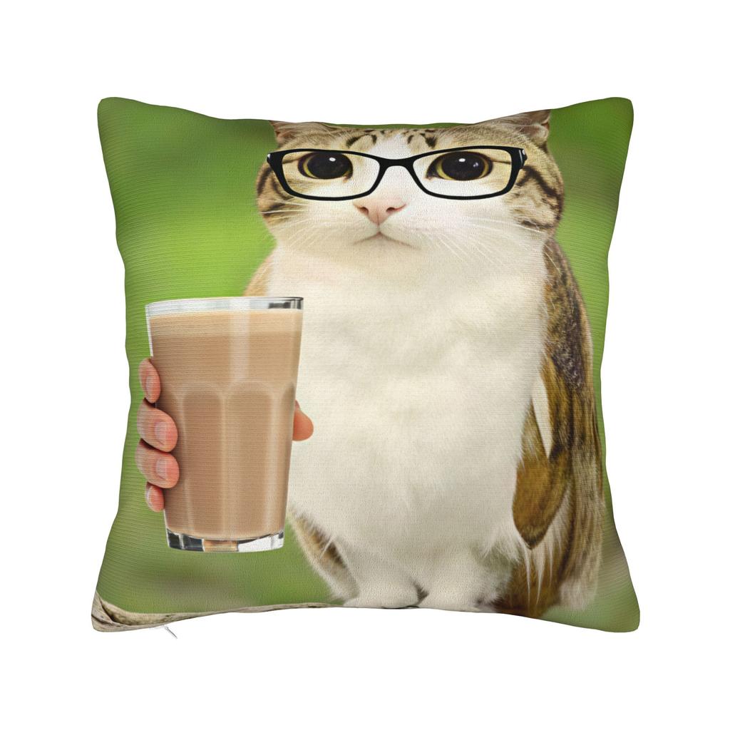 Pillow Cover Cat Owl Funny Vintage Pillow Case For Chair Sofa Home Decor Pillowcases