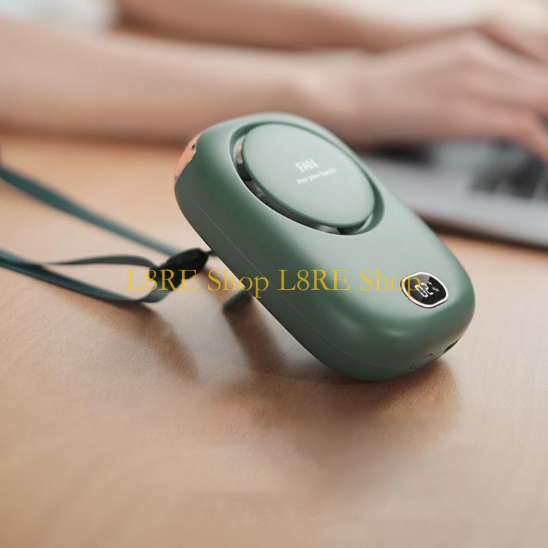L8RE Air Cooler Mini USB Rechargeable Fan 2000mAh Battery Portable Power Display