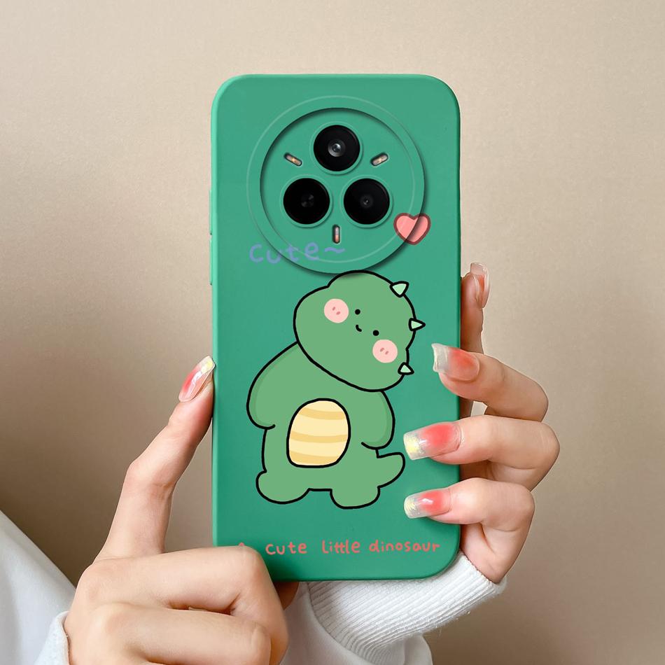 Handyhülle für Realme 14 Pro Plus – Schöne Hülle aus weichem Premium-Flüssigsilikon – Rückseite mit Kameraschutz – Stoßfeste Schutzhülle