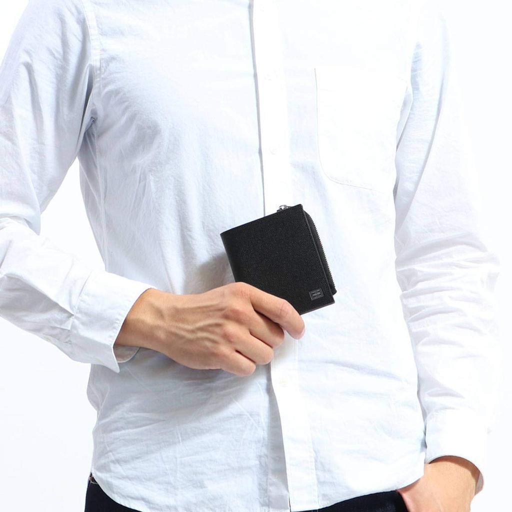 Porter ABLE WALLET Bifold Mini Wallet 030-03439 Black/10