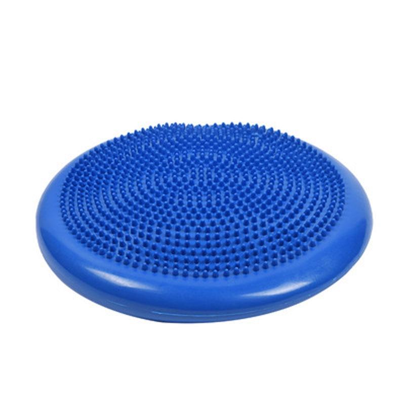 PVC Inflatable Yoga Balance Ball Mat Training Mat Cushion Stability Sports Point Massage Mat Ball Elastic Massage Ball Fitness