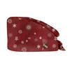 Módní vánoční potisk Pracovní čepice Casual Wash Hat Bag Cap
