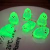 Glow-in-the-Dark Chick Mini Resin Luminous Chicken Ornament Statue Miniature Landscape Garden DIY Decoration