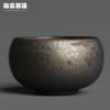 110ml Coarse Pottery Kiln Fambe Teacup Aesthetic Tea Bowl Mug Tea-tasting Fragrance Cup Jianzhan Master Cups Tea Services Craft