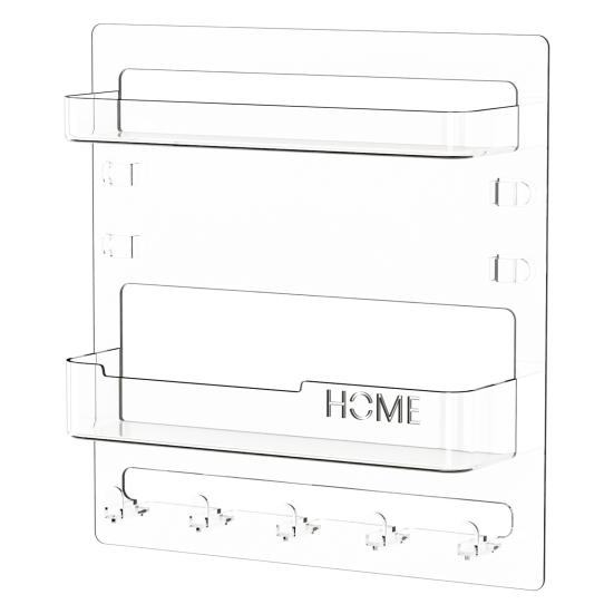 Bedside Shelf Wall Mount Storage Rack Strong Load-bearing Easy Installation Game Console
