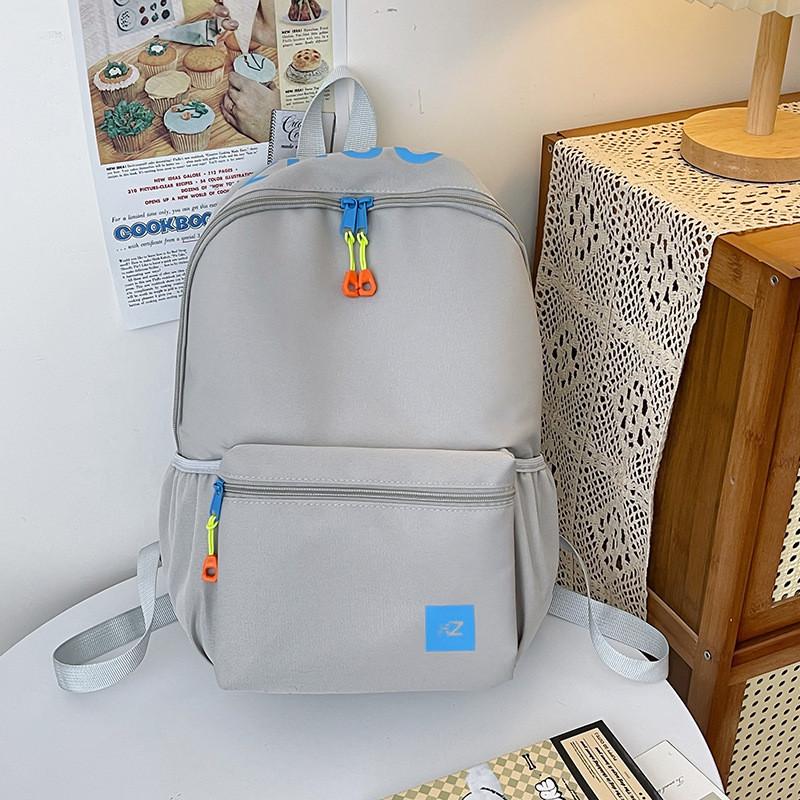New Fashion Color Block Cute Backpack For Teens Lightweight And Stylish Shoulder Bag With High Color Value