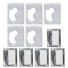 Wrinkles Removal Patches Hydrogel 5pcs Round Corner Eye Patches 5pcs Nose Wrinkle Stickers