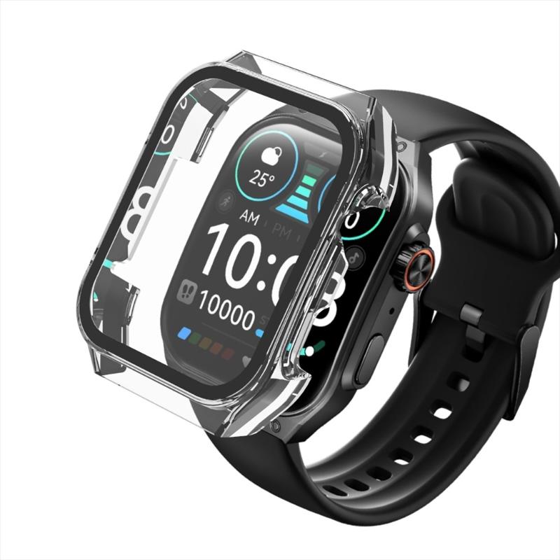 Screen Protector Case for Watch Waterproof Hard PC Bumper Protective Cover Antiscratch