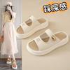Slippers 2025 Summer New Niche Fashion Comfortable Versatile High Value Thick Bottom Increase Popular Women's Slippers