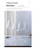 Handmade Burgundy Crystal Wine & Champagne Glass Stemware Set