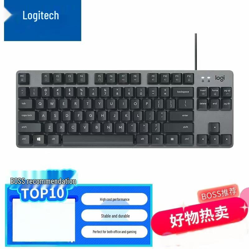 

Logitech G K835 84-Key Wired Mechanical Keyboard