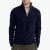 Men'S Thickened Half-High Zip-Up Collar, Men'S Warm Winter Sweater, Knit Jacket, Knit Sweater