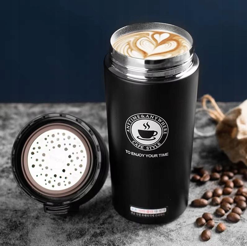 Portable Mug For Gift Camping Tourist For Coffee Tea Bottle 380Ml