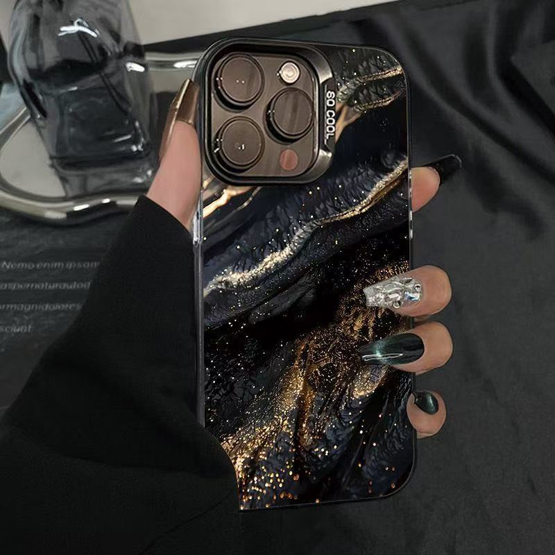 The New Gilt Quicksand Is Suitable for Iphone17 Mobile Phone Case Apple 15promax/14 Foreign Trade 13pro16 Europe and America