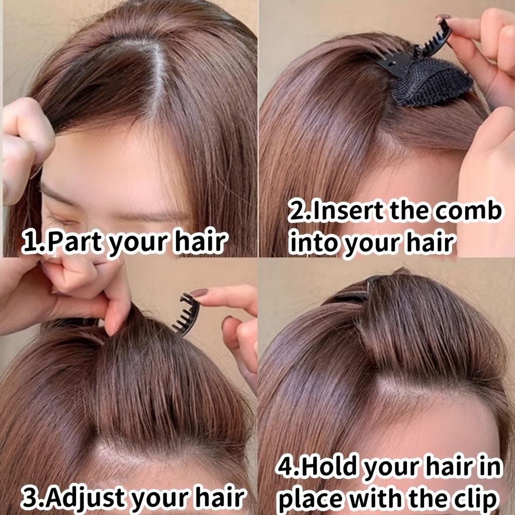 6pcs Hair Volumizing Clips Set for Women - Practical Efficient Invisible Hair Lift Pads Easy to Use Versatile Hair Accessories