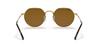 Ray-Ban Sunglasses JACK RB3565 Legend Gold 53 (Metal Frame / Size 53)