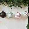 12Pcs Retro Christmas Ball Ornament 8cm Shatterproof Christmas Baubles Hanging Decorations for Tree Wreath Mantels