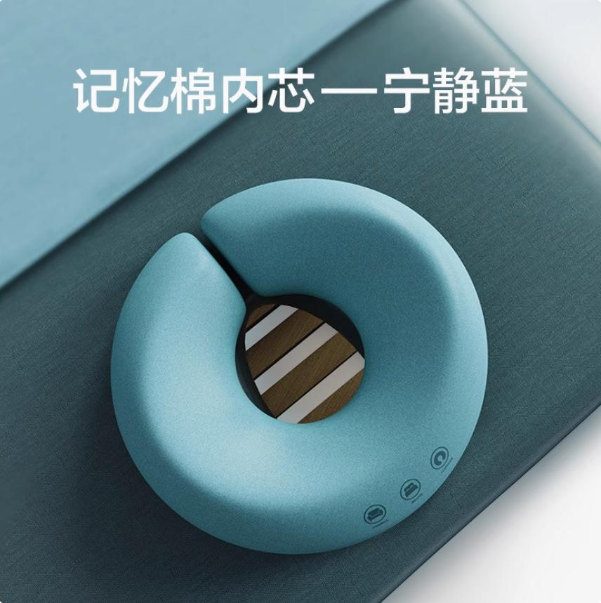 [Reversible Massage Pillow] 1pc Reversible U-Shaped Massage Pillow | Heavy-Duty Soft Face/Prone Cushion for Spa, Facial,Salon/Bed Use | Zippered Cover