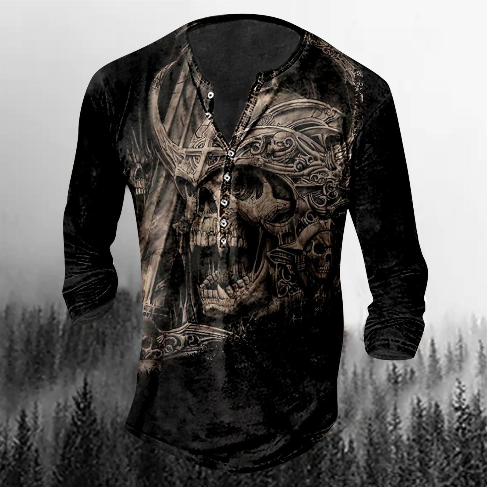 

Мужская модная футболка с длинным рукавом и вышивкой, весенне-осенний пуловер с длинными рукавами и принтом, толстовка XXXXL тёмно-синий