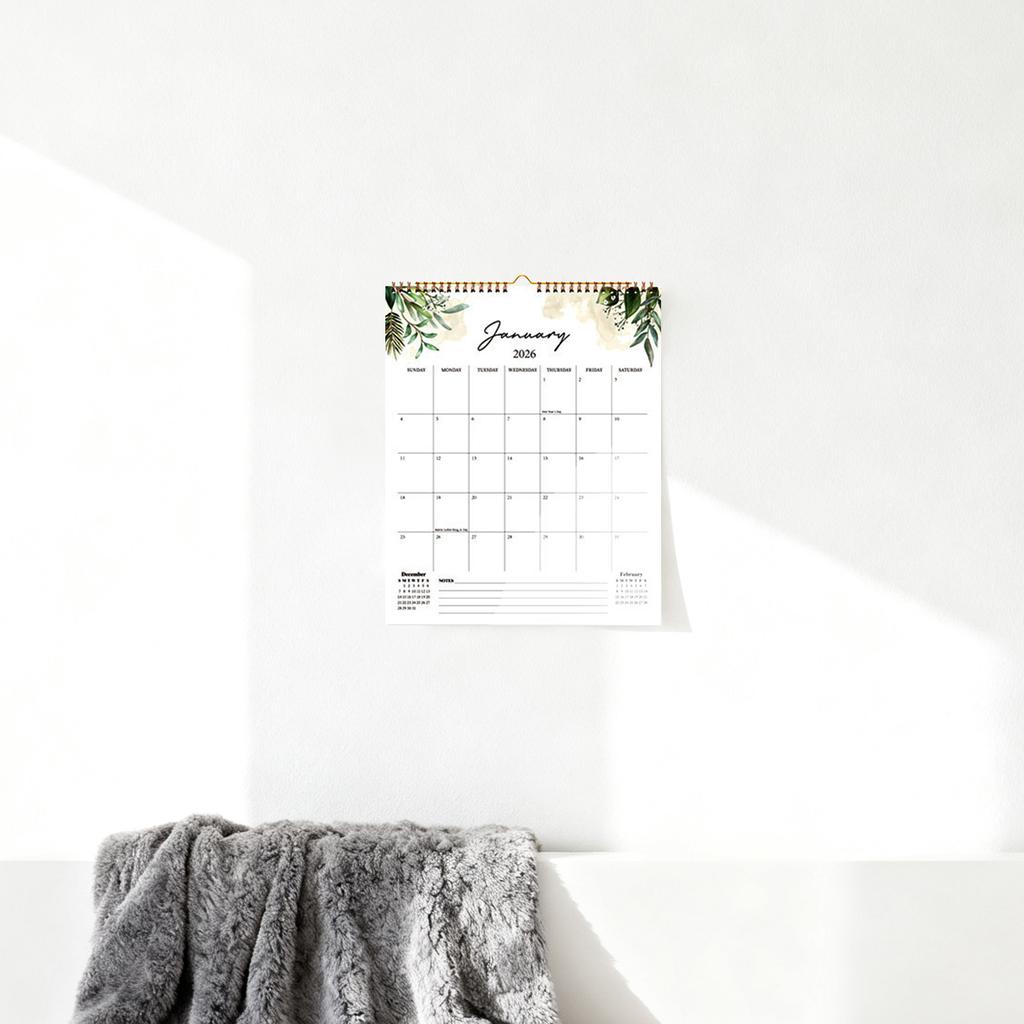 Oturma Odası, Duvar, Önemli Tatil Yıldönümü Takvimi İçin Güzel Takvim