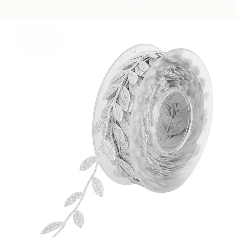 Ultrasonic embossing, leaf ribbon, leaf lace decoration with lace 15 meters
