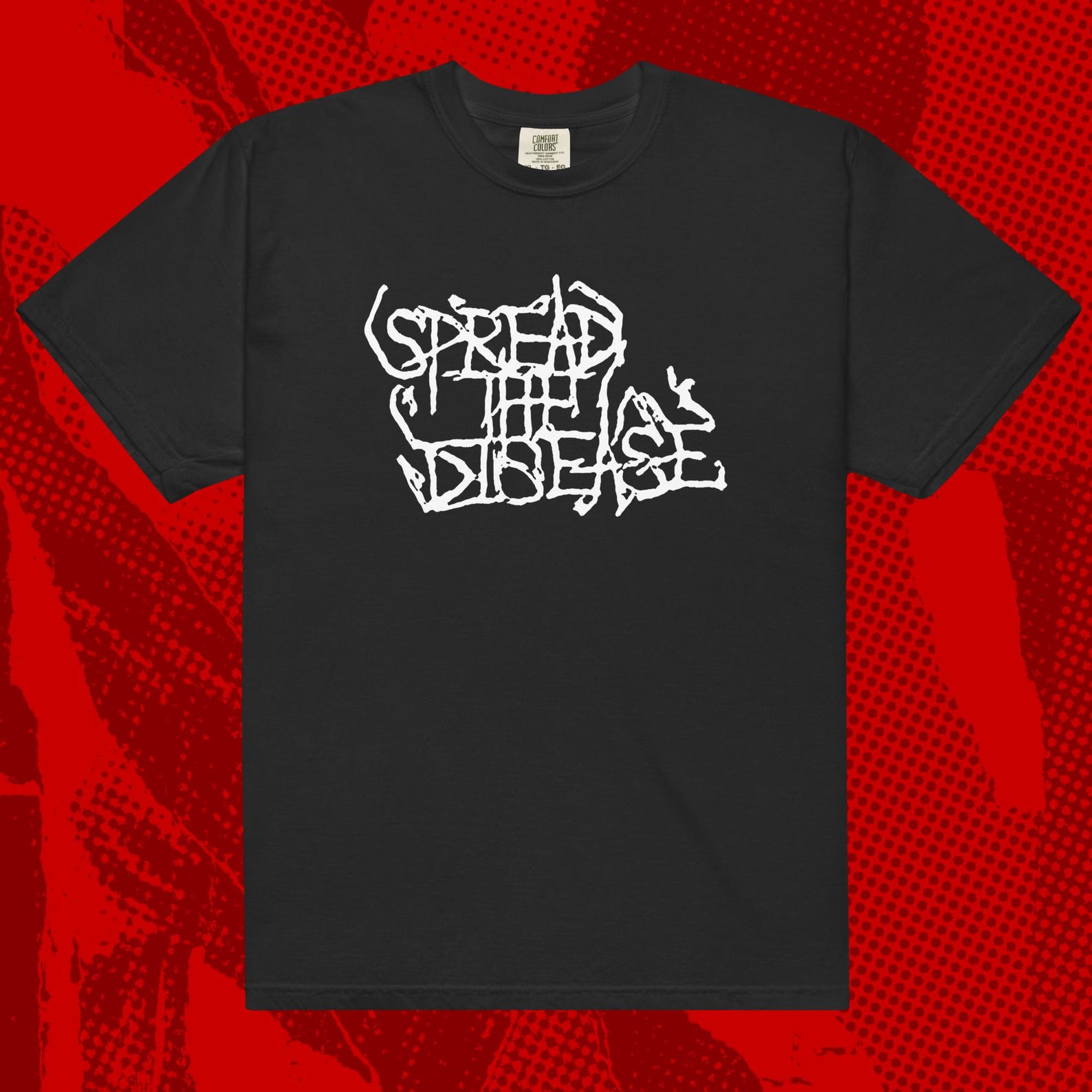 Spread The Disease Logo Shirt | Metalcore Metal Day of Mourning Reprisal Abnegation XL
