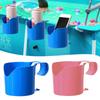 Poolside Essential Caddy For Snacks Universal Fit Easy Installation For Aboveground Organizer