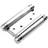 Silver Stainless Steel Two Way Door Hinge Rust Proof and Smooth Movement
