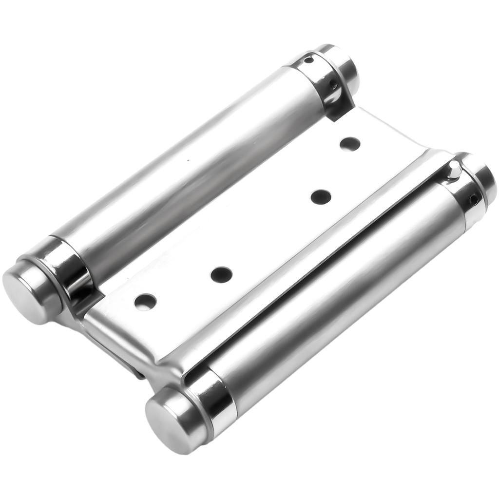 Silver Stainless Steel Two Way Door Hinge Rust Proof and Smooth Movement