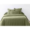 Pillowcase (pack of 2) - EDEN - Passion - 50 X 70 Cm - 100% Cotton 57 Threads - Solid Green